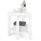Corner Shower Bench Stool with Storage Shelf for Shaving Legs